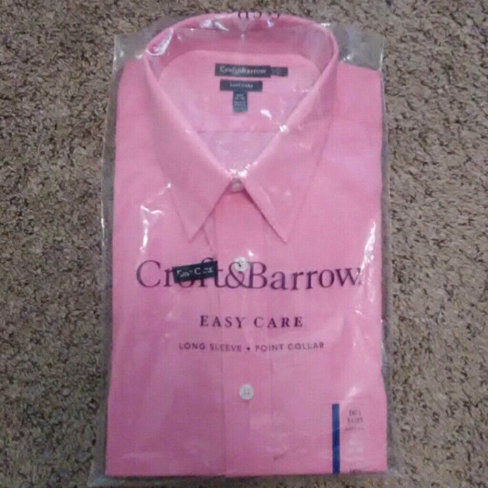 Pink Men's Dress Shirt